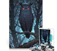 for Adults 1000 Piece Jigsaw Puzzle Midnight Owl Keeper DIY Toys Staycation Kill Time Unique Birthday And Gifts 38x52cm