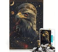 for Adults 1000 Piece Jigsaw Puzzle Mighty Eagle Tarot Cards Hands-on Game Fun Activities at Home Deal As Gifts for The Whole Family 38x26cm