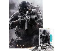 for Adults 1000 Piece Jigsaw Puzzle Military Soldier Action Difficult And Challenge A Work of Art Educational Games Suitable for People Aged 14 And Above (38x26cm)