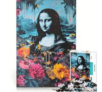 for Adults 1000 Piece Jigsaw Puzzle Mona Lisa Modern Twist Educational Games Analysis And Logic Presents for Women 50x75cm