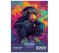 for Adults 1000 Piece Jigsaw Puzzle Monkey Vibes Jigsaw Puzzle Relax Games Home Decoration Unique Birthday And Xmas Gifts 70x50cm/1000pcs