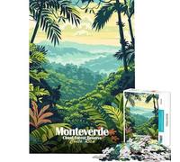 for Adults 1000 Piece Jigsaw Puzzle Monteverde Cloud Forest Reserve, Costa Rica Relax Games Learning Educational Toys Art Work Gifts Staycation Kill Time (size 38x26cm)