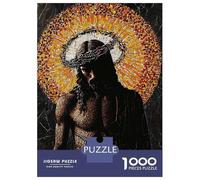 for Adults 1000 Piece Jigsaw Puzzle Mosaic Jesus Jigsaw for Adults Family Game Improve Memory Christmas Birthday Gifts 70x50cm/1000pcs