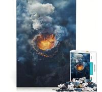 for Adults 1000 Piece Jigsaw Puzzle Mount Erebus Antarctica Eruption Hands-on Game Fun Activities at Home Deal As Gifts for The Whole Family 50x75cm