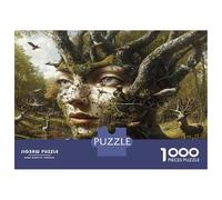 for Adults 1000 Piece Jigsaw Puzzle Nature's Face Forest Spirit Adult Jigsaw Puzzle Relax Games Staycation Kill Time Fun Activities at Home 52x38cm/1000pcs