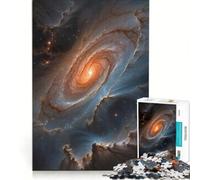 for Adults 1000 Piece Jigsaw Puzzle Nebula Art Space Galaxy Hands-on Game Fun Activities at Home Deal As Gifts for The Whole Family 38x26cm