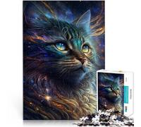 for Adults 1000 Piece Jigsaw Puzzle Nebula Kitten Made of cardboard，for ages 14 and over Challenging game and family game Secret Santa Gifts。size：38x52cm/14.96x20.47inch