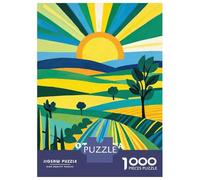 for Adults 1000 Piece Jigsaw Puzzle Ottumwa Iowa Sunset Jigsaw for Adults Relax Games Hand Speed Race Fun Activities at Home 70x50cm/1000pcs
