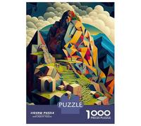 for Adults 1000 Piece Jigsaw Puzzle Peru Machu Picchu Puzzle for Adults Relaxing Games Birthday Present Unique Birthday And Xmas Gifts 38x26cm/1000pcs