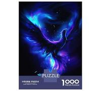 for Adults 1000 Piece Jigsaw Puzzle Phoenix Neon Animal Jigsaw for Adults Family Game Improve Memory Christmas Birthday Gifts 52x38cm/1000pcs