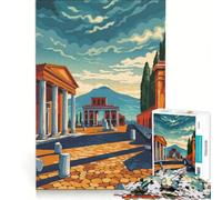 for Adults 1000 Piece Jigsaw Puzzle Pompeii, DIY Toys, Pattern Assembly, Artists' Collection, Fine Arts 38x52cm