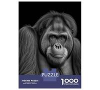 for Adults 1000 Piece Jigsaw Puzzle Portrait of An Orangutan Jigsaw Brain Teaser Game Home Decoration Unique Birthday And Xmas Gifts 52x38cm/1000pcs