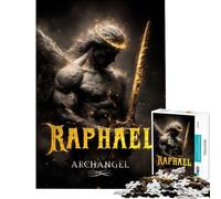 for Adults 1000 Piece Jigsaw Puzzle Raphael Archangel with Sword Fun at Home Activities, Presents for Women Fun Games for And from 14 Years And over (38x52cm)
