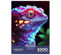for Adults 1000 Piece Jigsaw Puzzle Realistic Lizard Fantasy Jigsaw Puzzle Relax Games Home Decoration Unique Birthday And Xmas Gifts 52x38cm/1000pcs