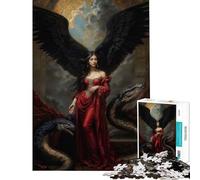 for Adults 1000 Piece Jigsaw Puzzle Renaissance Lilith Toy Intellectual Game Impossible Game for The Whole for Women Men (Size 38x52cm)