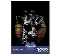 for Adults 1000 Piece Jigsaw Puzzle Retro Girrafe Jigsaw for Adults Family Game Improve Memory Christmas Birthday Gifts 70x50cm/1000pcs