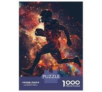 for Adults 1000 Piece Jigsaw Puzzle Rugby Galaxy Silhouette Jigsaw Brain Teaser Game Home Decoration Unique Birthday And Xmas Gifts 38x26cm/1000pcs