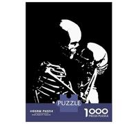 for Adults 1000 Piece Jigsaw Puzzle Skeleton Embrace Adult Puzzles Family Games Difficult Challenge Fun Activities at Home 38x26cm/1000pcs
