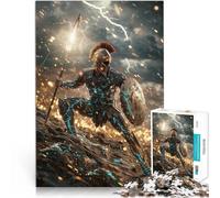 for Adults 1000 Piece Jigsaw Puzzle Spartan Robot Made of wood for age 14 years and over Staycation Kill time Gift ideas。size：50x75cm/19.68x29.52inch