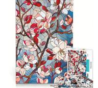 for Adults 1000 Piece Jigsaw Puzzle Spring Cherry Blossoms, Toy Wall Decor, Pattern Assembly, Gifts for Friends And Family 38x52cm