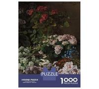 for Adults 1000 Piece Jigsaw Puzzle Spring Flowers by Monet Jigsaw Puzzle Brain Teaser Game Hand Speed Race Fun Activities at Home 52x38cm/1000pcs
