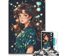 for Adults 1000 Piece Jigsaw Puzzle Starry Dreamer︰ Cosmic Elegance Family Fun & Game Night Wall Decoration Great Gift (size 38x26cm)