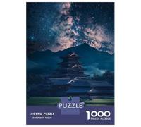 for Adults 1000 Piece Jigsaw Puzzle Starry Night Ride Jigsaw Puzzle Relax Games Home Decoration Unique Birthday And Xmas Gifts 52x38cm/1000pcs