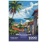 for Adults 1000 Piece Jigsaw Puzzle Stone Town Zanzibar Adult Puzzles Family Games Difficult Challenge Fun Activities at Home 38x26cm/1000pcs