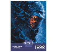 for Adults 1000 Piece Jigsaw Puzzle Storm Skier Digital Art Jigsaw Puzzle Brain Teaser Game Hand Speed Race Fun Activities at Home 38x26cm/1000pcs