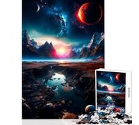 for Adults 1000 Piece Jigsaw Puzzle Strange Planets Shared Joyful Home Experience Wonderful Festive (38X26cm)