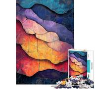 for Adults 1000 Piece Jigsaw Puzzle Sunset Fragments Adult Puzzles Brain Teaser Game Home Decoration Challenging Game Gifts (size 38x52cm)