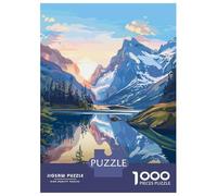 for Adults 1000 Piece Jigsaw Puzzle Swiss National Park, Switzerland Landscape Jigsaws for Adults Anti-Stress Toys For Family Fun Fun Activities at Home 70x50cm/1000pcs