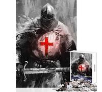 for Adults 1000 Piece Jigsaw Puzzle Templar Triumph Hands-on Game Stress Reliever Home Decoration Toys Improving Love between Couples (38x26cm)