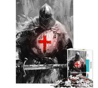 for Adults 1000 Piece Jigsaw Puzzle Templar Triumph Puzzles for Adults Relax Games But Fun And Humorous Fun at Home Activities, (Size 50x75cm)