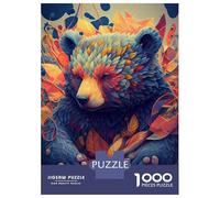 for Adults 1000 Piece Jigsaw Puzzle The Beautiful Bear Teenager Puzzles DIY Toys Difficult Challenge Challenging Game Gifts 38x26cm/1000pcs