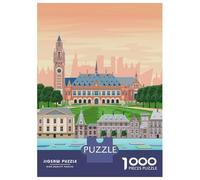 for Adults 1000 Piece Jigsaw Puzzle The Hague Travel Print Teenager Puzzles DIY Toys Difficult Challenge Challenging Game Gifts 70x50cm/1000pcs