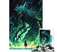 for Adults 1000 Piece Jigsaw Puzzle The Last Stand︰ Girl Vs. The Wraith Jigsaws for Adults Relax Games Difficult Challenge Fun at Home Activities, (Size 38x26cm)
