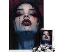 for Adults 1000 Piece Jigsaw Puzzle The Vampire Lady Home Decoration Toys Art Work Gift Educational Game Fun at Home Activities, Size 50x75cm