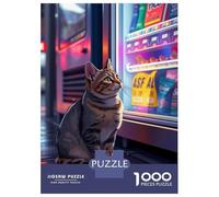 for Adults 1000 Piece Jigsaw Puzzle The Vending Machine Teenager Puzzles DIY Toys Difficult Challenge Challenging Game Gifts 70x50cm/1000pcs