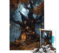 for Adults 1000 Piece Jigsaw Puzzle The Witching Wood Puzzle for Adults Relax Games Stress Reliever Fun at Home Activities, (size 38x52cm)