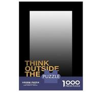 for Adults 1000 Piece Jigsaw Puzzle Think Outside The Box Puzzle for Adults Relaxing Games Birthday Present Unique Birthday And Xmas Gifts 52x38cm/1000pcs