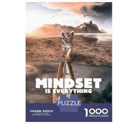 for Adults 1000 Piece Jigsaw Puzzle Tiger Mindset Jigsaw for Adults Family Game Improve Memory Christmas Birthday Gifts 70x50cm/1000pcs