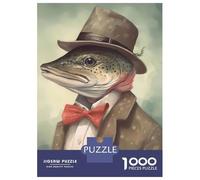 for Adults 1000 Piece Jigsaw Puzzle Trout Mythical Adventure Jigsaw for Adults Hands-on Game Wall Decoration Fun at Home Activities, 70x50cm/1000pcs