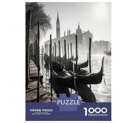 for Adults 1000 Piece Jigsaw Puzzle Venice Gondola Ride Adult Jigsaw Puzzle Brain Teaser Game For Family Fun Christmas Birthday Gifts 38x26cm/1000pcs