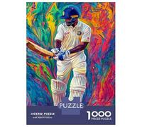 for Adults 1000 Piece Jigsaw Puzzle Vibrant Cricket Artistry -1 Jigsaw Puzzle Brain Teaser Game Hand Speed Race Fun Activities at Home 38x26cm/1000pcs