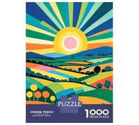 for Adults 1000 Piece Jigsaw Puzzle Vibrant Iowa Art Print Jigsaw Puzzle Relax Games Home Decoration Unique Birthday And Xmas Gifts 52x38cm/1000pcs