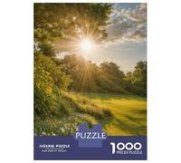 for Adults 1000 Piece Jigsaw Puzzle Vibrant Summer Meadow Jigsaw Brain Teaser Game Home Decoration Unique Birthday And Xmas Gifts 52x38cm/1000pcs