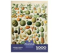 for Adults 1000 Piece Jigsaw Puzzle Vintage Fruits Jigsaw for Adults Relax Games Hand Speed Race Fun Activities at Home 52x38cm/1000pcs