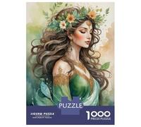 for Adults 1000 Piece Jigsaw Puzzle Watercolor Forest Nymph Teenager Puzzles DIY Toys Difficult Challenge Challenging Game Gifts 70x50cm/1000pcs