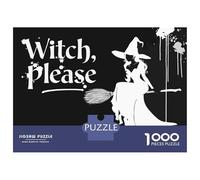for Adults 1000 Piece Jigsaw Puzzle Witch, Please Teenager Puzzles DIY Toys Difficult Challenge Challenging Game Gifts 70x50cm/1000pcs